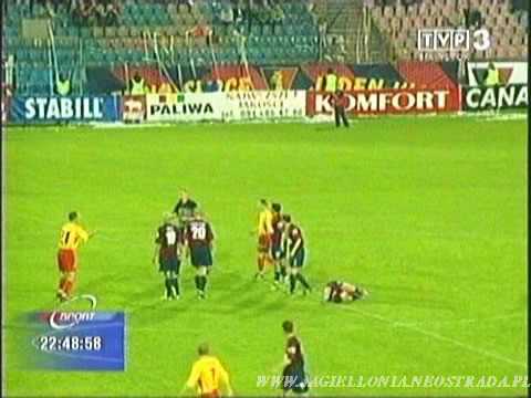 Pogoń Szczecin - Jagiellonia 3:1 XXVII kolejka II ligi 2003/2004