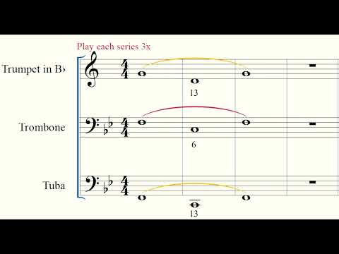 F to Bb Remington for Trumpet, Trombone and Tuba