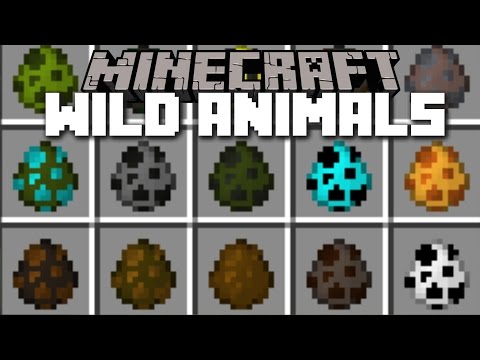 Minecraft ZOO AND WILD ANIMALS MOD / CREATE YOUR OWN ZOO AND PLAY WITH MOBS!!