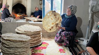 Üç Kişilik Ekip‼️￼ Kış Yufkası Yapmak Daha Kolay‼️ Akşam Yemeği Musakka❗️ Köyde 