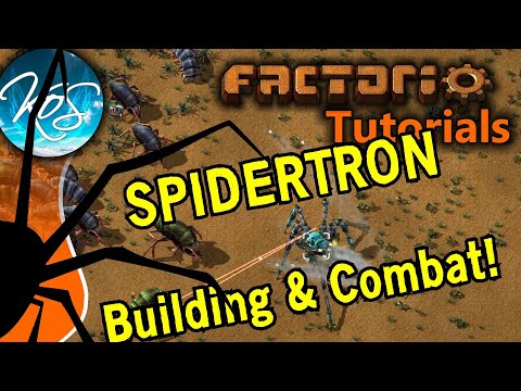 Factorio Spidertron Building & Combat Guide - Tutorial