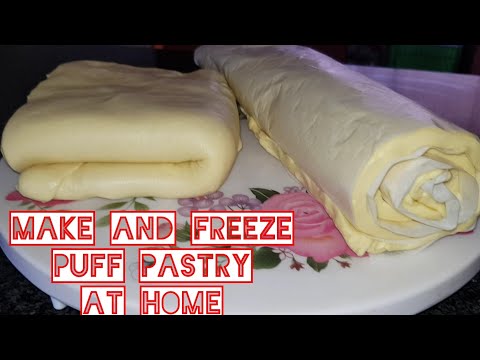 MAKE AND FREEZE// HOW TO MAKE PUFF PASTRY DOUGH