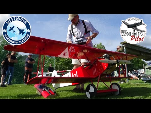 Hangar 9 Fokker D7 Valach 60 with selfstart