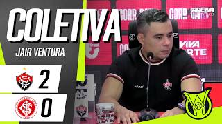 COLETIVA JAIR VENTURA | AO VIVO | Vitória x Internacional - Brasileirão 2026