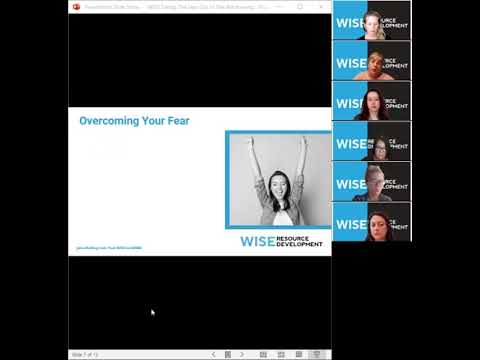 WISE Taking the Fear Out of the Ask