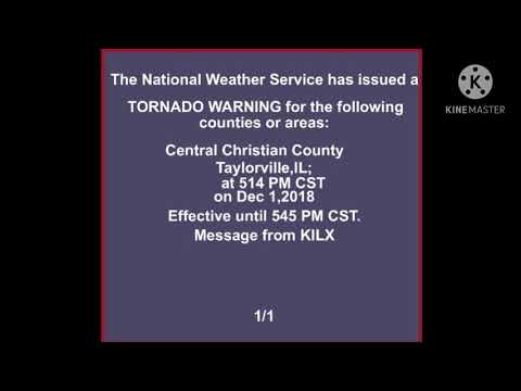 Eas reenactment tornado emergency for Taylorville