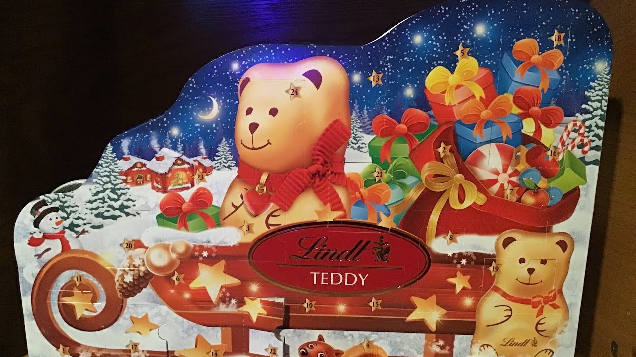 Unboxing Lindt Teddy Advent calendar