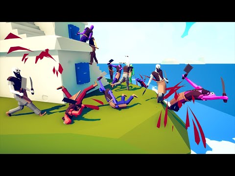 BATTLE ROYALE FROM THE SMALL ISLAND - SECRET UNITS  🤛 🤜 | Totally Accurate Battle Simulator TABS