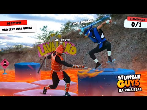 STUMBLE GUYS IN REAL LIFE 5 - ZÉ POVIM VS WORST PLAYER