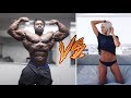 300 pound bodybuilder vs Brittany Dawn - Road to pros - 500 pound squats !!