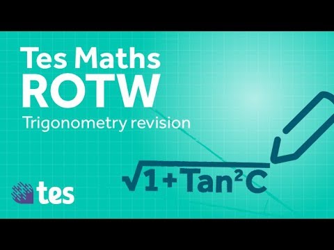 Trigonometry GCSE: TES Maths Resource of the Week