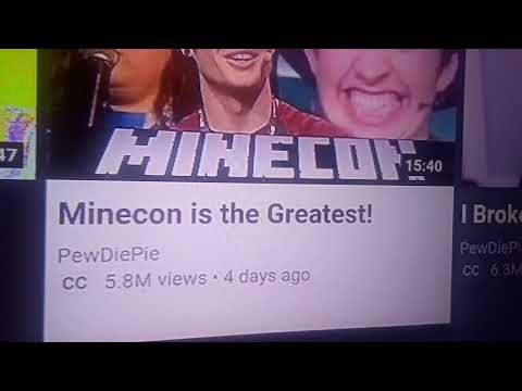 Check out minecon is the greatest pewds vid