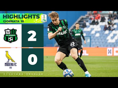 Sassuolo-Modena 2-0 | Serie BKT | Il derby è dei neroverdi