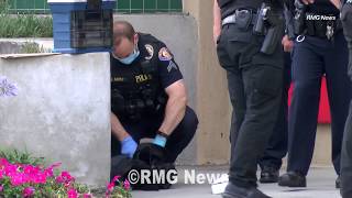 Man accused of several bank robberies arrested outside Pasadena Wells Fargo, California.