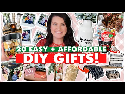 20 thoughtful DIY gift ideas people ACTUALLY want! 🌲 (Affordable + Amazing!)