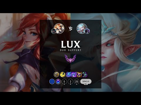 Lux Support vs Janna - EUW Master Patch 12.6