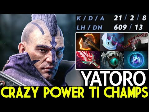 YATORO [Anti Mage] Power TI Champs Craziest Gameplay Dota 2