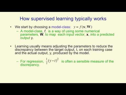 Lecture 1.5 — Three types of learning — [ Deep Learning | Geoffrey Hinton | UofT ]