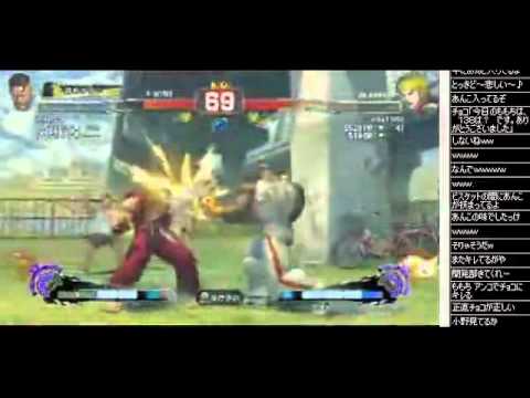 SSF4 AE 2012 EG Momochi　Live ENDLESS BATTLE Part2