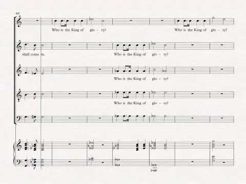 Lift up your heads O ye gates, soprano part