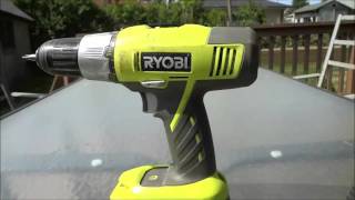 Ryobi Cordless Drill Review (P271)-18V