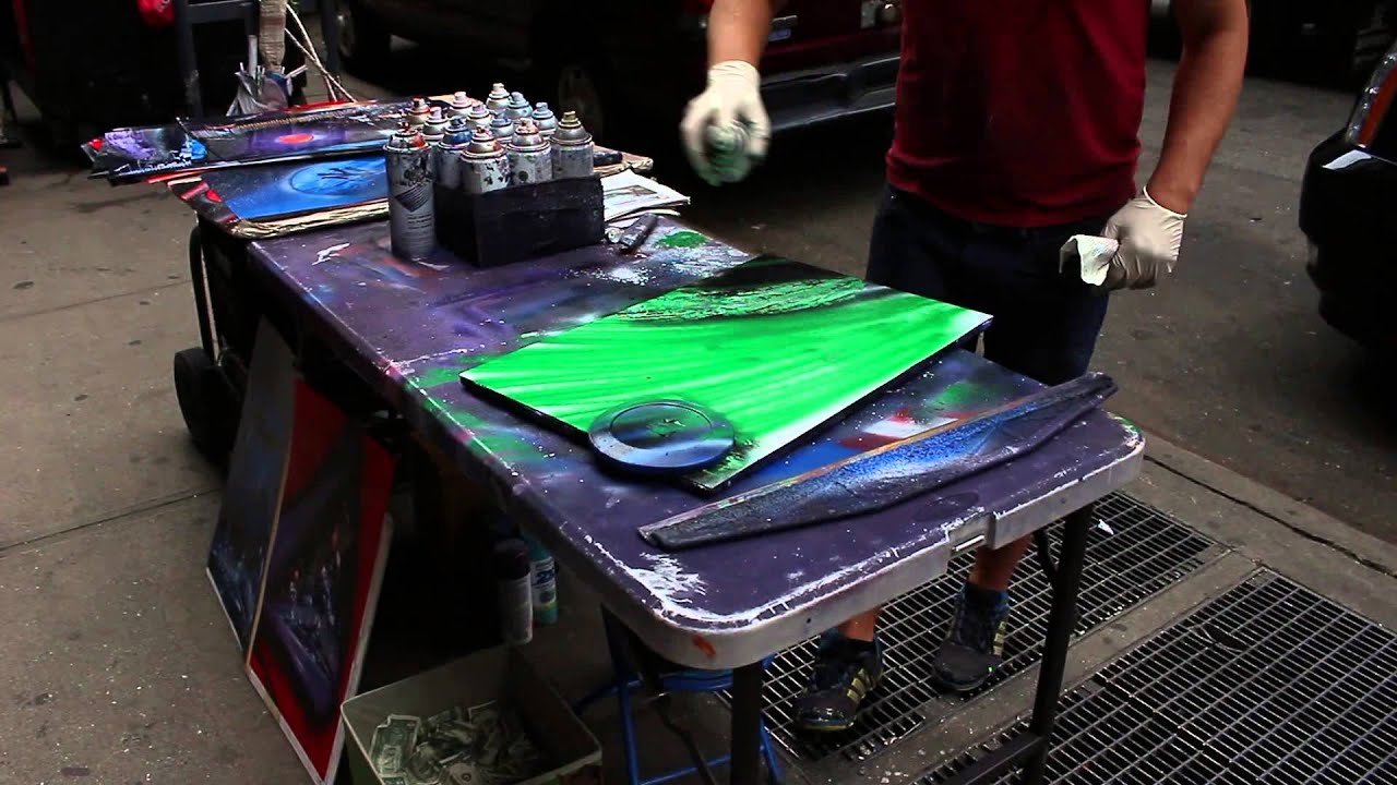 NewYork Street Speed Painting - Space