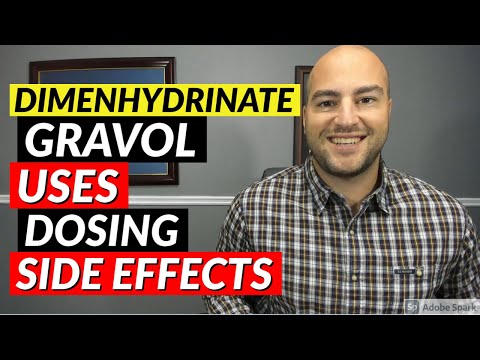 Dimenhydrinate (Gravol) - Uses, Dosing, Side Effects | Pharmacist Review