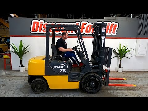 KOMATSU FG25T-14 5,000lb Gasoline #850A - Forklift for Sale