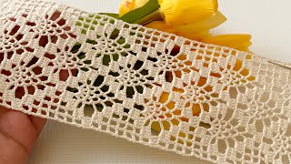 🌟Extraordinary Crochet Pattern‼️New Design Multipurpose Lace Tutorial (For Beginners)