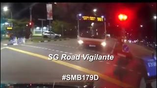 30jul2026  woodlands ave 2 SMB179D smrt bus service 901 driving against flow of traffic