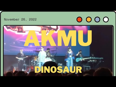 AKMU (악뮤) - Dinosaur (20221126) FANCAM [RIPPLES FOR HOPE - MANILA]