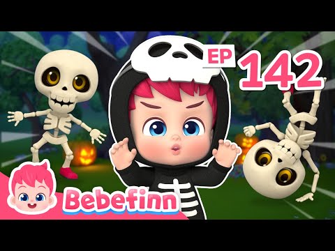☠️ Chumbala Cachumbala Bebefinn Skeleton DanceㅣEP142ㅣHalloween Songs for Kids