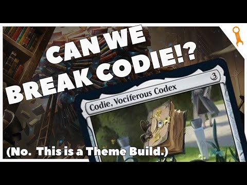 Codie, Vociferous Codex LIBRARY THEMED DECK BUILD 🛠 Strixhaven Spoilers 🛠 Commander Mechanic
