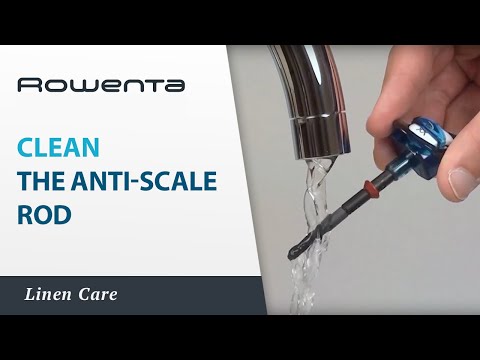 How to clean the anti-scale rod of my steam iron?-Rowenta tips
