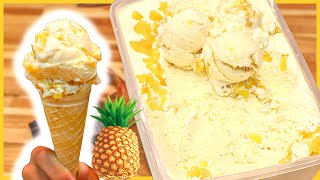 Receita de Sorvete Caseiro Profissional de Abacaxi: Como Fazer o Sorvete Perfeito para sua Família
