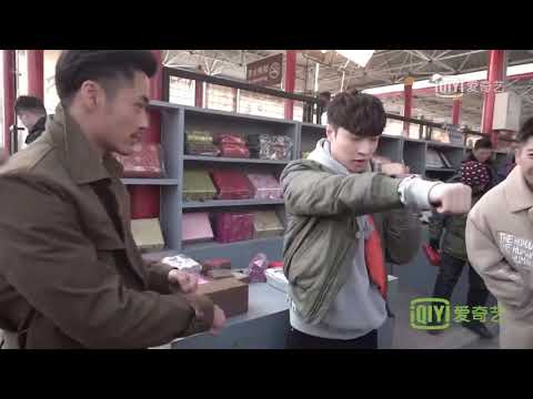 190222 Zhang Yixing Lay - The Golden Eyes behind the scenes 黃金瞳花絮 庄睿努力練拳被暗算