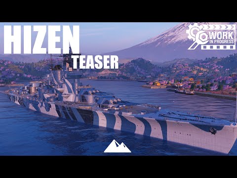 HIZEN, schön anfällig für Beschuss? Suboptimal! - World of Warships | [Info] [Deutsch] [60fps]