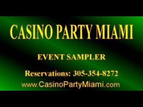 Promotional video thumbnail 1 for Casino Party Miami