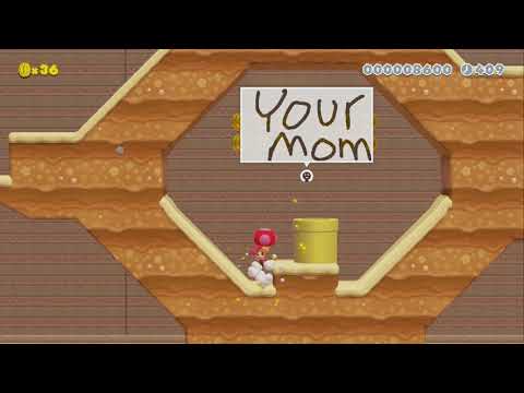 Woodland Beehive by Flex-D - Super Mario Maker 2 - No Commentary 1bu
