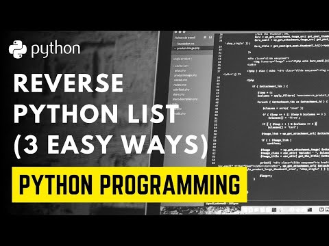 Reverse Python List 3 Easy Ways