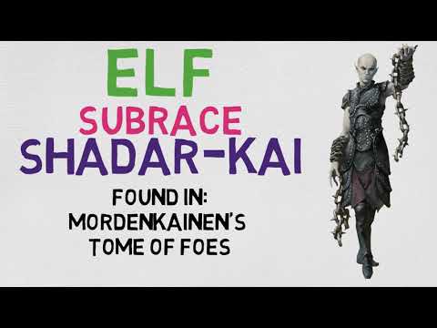 Race #3.10: Elf --- Shadar-kai (DnD 5E Races)