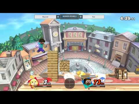 Reyond (Isabelle, Wii Fit Trainer) vs fear (Steve) - Rise of Guildhouse #7 Pools Round 1