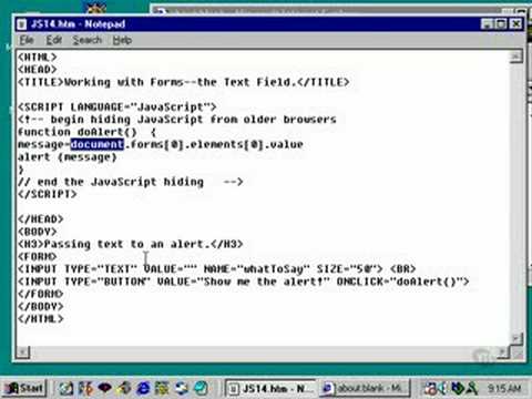 Video Tutorial For Java Script 29