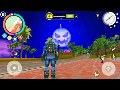 Rope Hero: Vice Town (Halloween Night) – New Event Updated | Games Kon – HD Android Gameplay