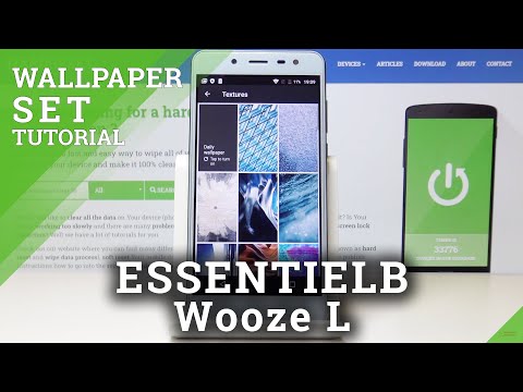 How to Customize Wallpaper in ESSENTIELB Wooze L – Change Wallpaper