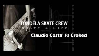 preview picture of video 'Tondela Skate Crew, Cláudio Fs Croked'