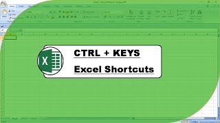 Ctrl key Excel Shortcut