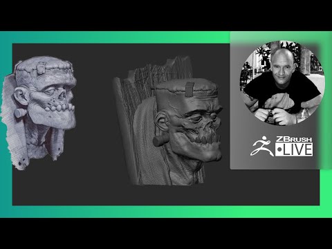 Sculpting with Andre Ferwerda: Halloween Frankenstein - ZBrush 2021.7