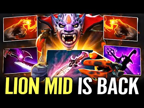 🔥 LION MID IS BACK — Silver Edge + Witch Blade + Finger of Death WTF SOLO Kill QOP Dota 2 Pro