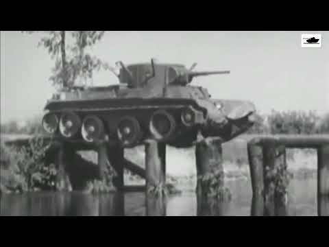 Russian Vintage BT 7 Tanks Doing Tricks